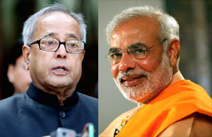 Pranab Mukarjee vs Modi